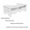 RUITASA Poop Stool Adult Toilet Stool, Poop Stool Adult Toilet Stool, Foldable Poop Stool for Bathroom for Toddler and Adult Bathroom Stool(White