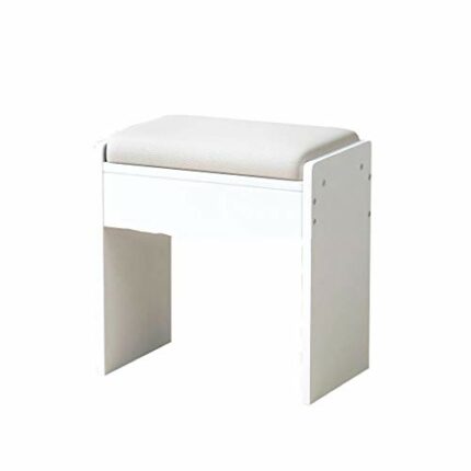 BHVXW Net Red Stool Home Bedroom Small Sofa Minimalist Lazy Cute Bedroom Solid Wood Dressing Table Makeup Chair