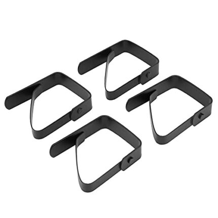 DaMohony 4pcs Tablecloth Clips For Thick Tables, Table Cloth Holders Outdoor Large, Stainless Steel Picnic Table Clips for Camping, Wedding, Rest