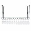 Vintage Ceiling Stylish Simplicity Wine Glass Holder Simple Creative Display Storage Bottle Holder Wine Glass Holder Height Adjustable Bar Floati