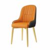 dining chair Kitchen Dining Room Furniture Chairs Modern PU Leather Design Dining Chair Soft Padded Seat Office Lounge Chair Reception Chair (Col