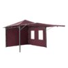 tepro Side Panel Set for Lehua Gazebo and Waya Gazebo Burgundy 2 Side Panels
