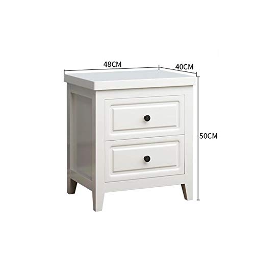 JYDQM Locker Cabinet Solid Wood Bedside Table, American Country Style Furniture Simple Bedside Table