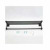 N/A Black Towel Rail, Stainless Steel Towel Rack, Thick Towel Rack, Size 60x22x13.5 Cm - Towel Rack