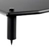 Monolith 124795 Amplifier/Component Stand, 23.8 x 16.7 x 4.7" Compatible with Bose, Polk, Sony, Yamaha, Pioneer & Others, Black