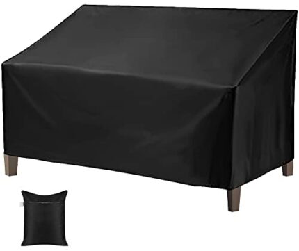 Outdoor Patio Loveseat Bench Cover Skyour Waterproof 2/3/4 Seater Bench Seat Sofa Covers Dustproof Durable Lounge Deep Chair Furniture Protector