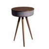 SDFGH Coffee Table Light Simple Small Apartment Living Room Inductive Charging Table Speaker Sound Bedside Table