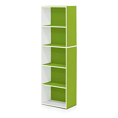 Furinno Luder Bookcase/Book/Storage, 2-Tier, White