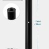 Vondynote 11 inch Extended Pole Subwoofer Pole M20 Speaker Mount Pole with 35mm Mount