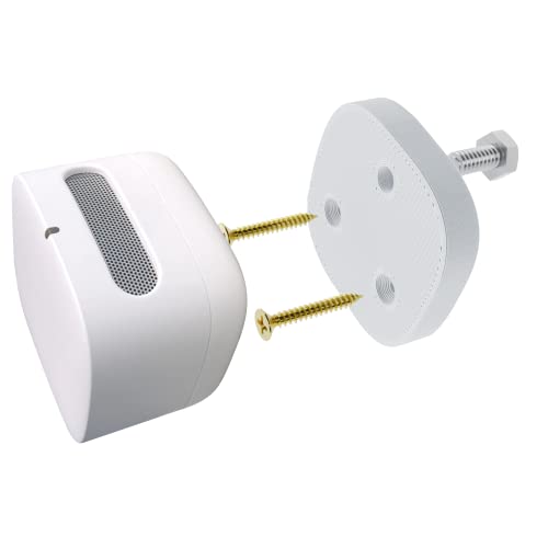 Smart Air Quality Monitor Wall Mount Bracket Hidden Holder For Amazon (Grey)