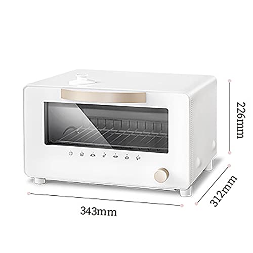 JJINPIXIU 10L Multi-function Electric Steam Oven, Touch Screen Electric Oven, Convection Toaster, Household Baking Wing Small Steaming Electric O