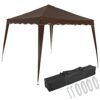Casaria Light Brown Capri Pop Up Gazebo 3x3m | UV Protection 50+ | Waterproof | Incl. Bag Pegs Guy Ropes | Folding Party Garden Patio Tent Outdoo