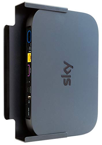 Sky Q Mini Box Wall Mount Bracket Steel | Fittings Included - Made in the UK by DYNAS