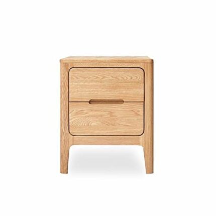 N/A All Solid Wood Bedside Table, Minimalist Bedroom Minimalist Storage Cabinet