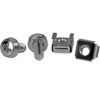 StarTech.com M6 Screws and Cage Nuts - 50 Pack - M6 Mounting Screws and Cage Nuts for Server Rack and Cabinet - Silver (CABSCREWM62)