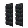 Zimso 30 Pockets Dual Sided Hanging Shoe Organizer Hanging Shoe Shelves , Shoe Hanger Organizer for Closet 43.9 x 43.9 in (Grey)