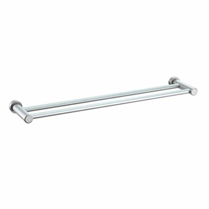 N/A Towel Rack-Bathroom Double Towel Bar Stainless Steel Bath Towel Rack Holder Wall Mount Bathroom Anti-corrosion Anti Fouling Towel Bar
