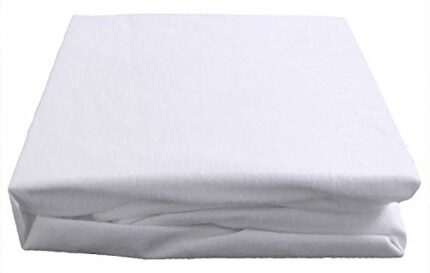 Double Mattress Cover Protector (Double Bed Size) - Breathable Super Soft & Noiseless Protection Fitted Cover Size 190 X 150 cm approx.
