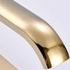 RSOCHS Brass Towel Rack, Bathroom Accessories, Golden Chrome Towel Rack, Household Towel Storage Rack