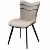 dining chair Kitchen Dining Room Furniture Chairs Faux Matte Suede Leather Dining Chairs Living Room Bedroom Kitchen Backrest Chair (Color : Dark