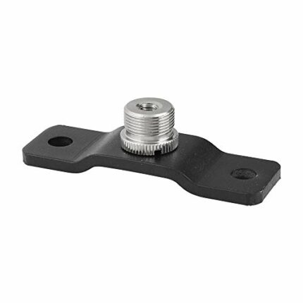 CAMVATE 5/8'' Male To 1/4'' Female Microphone Screw Adapter With Bottom Pedestal Wall/Table/Ceiling Mount