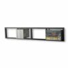 You-Have-Space Modern Wall Mount Cd DVD Media Rack Storage Metal Shelf Organizer (Black)