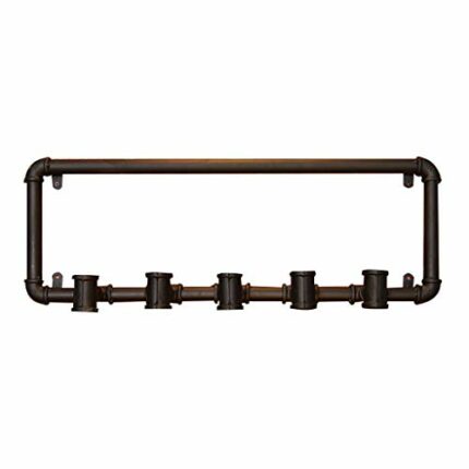 PIBM Iron Art Durable Wine Rack Wall Mount Hanger Easy to Clean Bottle Reverse Insertion Display Stand J119