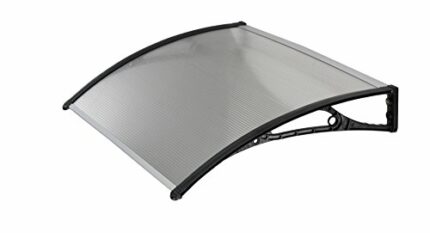 GARDEN FRIEND p1327020 Canopy ABS Depth 70 cm, Length 100 cm, Black, 70 x 100 x 5 cm