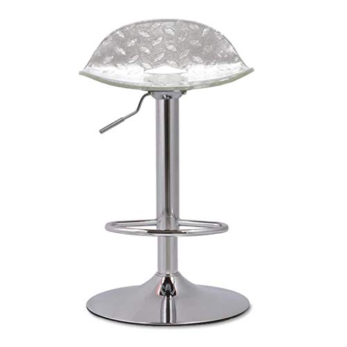AANAN Stools,Stool,Bar Stools with Backrest, Leatherette Exterior, Adjustable Swivel Gas Lift, Chrome Footrest and Base for Breakfast Bar, Counte