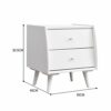 SDFGH All Solid Wood Bedside Table Simple Nordic Style Bedroom Locker ，Mini Small Multifunctional Bedside Cabinet Simple
