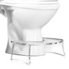 STAUBER Best Potty Stool - Squatting Toilet Stool (Clear Acrylic, Unassembled)