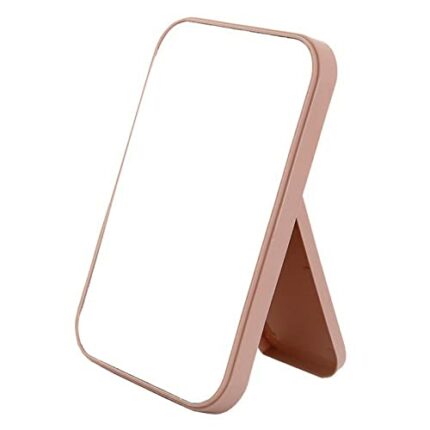Folding Makeup Mirror,Shaving Mirror Tabletop Mirror Cheap Compact Mirrors Free Standing Travel Mirror or Bathroom Mirror for Travel Essentials C