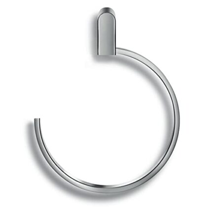Agua Accessories Towel Ring for Hanging Towel Hanger, Brass Towel Holder Wall Mounted for Bathroom & Kitchen Bathroom Accessories Chrome 12 Years