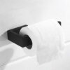 HIGOH Towel Rack Towel Holder 4Pc Bathroom Accessories Set Towel Bar,Towel,Coat Hook,Stainless Steel Matte Towel Bar Bathroom Hardware
