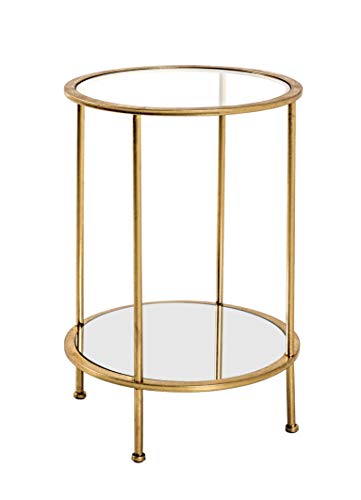 HAKU Möbel coffee table, metal, gold, Ø 38 x H 55 cm