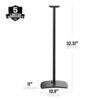 Sanus Fixed Height Speaker Stand for Sonos Era 300 Single WSSE31