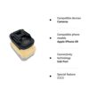 DM18M Battery Adapter Compatible with Makita 18V Li-Ion Battery, Battery Power Tools Adaptor Convert Compatible with Dewalt 18V 20V XR for Milwau
