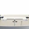 Adaptor for Sinks with Separate TAPS, for Mixing hot and Cold Water in Kitchen & Bathroom. This Connector Helps Save Water (White)