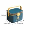 Cabilock Useful Household Medicine Box Multi- Layer Pill Box Portable Medicine Storage Box