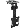 VIVO Manual Flip Down Ceiling Mount for 13 to 27 inch Flat Screens, Folding Tilt Pitched Roof and Under Cabinet Mounting for LCD TV and Monitors,