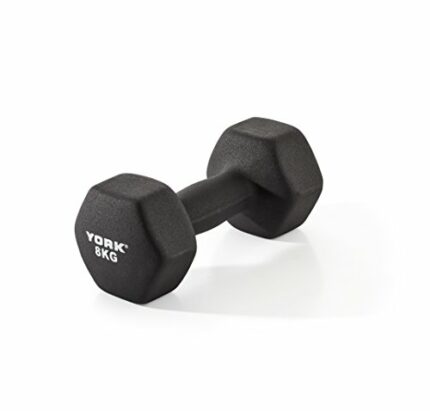 York Fitness Single Neoprene Hex coating Dumbbell