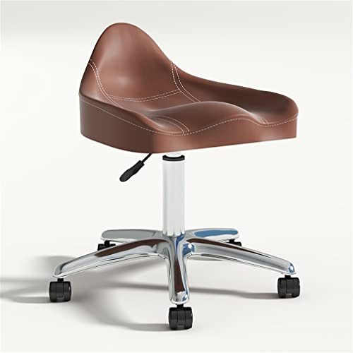 AANAN Stools,Ergonomic Rolling Stool Beauty Stool, Height Adjustable Swivel Stool on Wheels, Heavy Duty Stool for Salon, Massage, Bar, Office,Cli