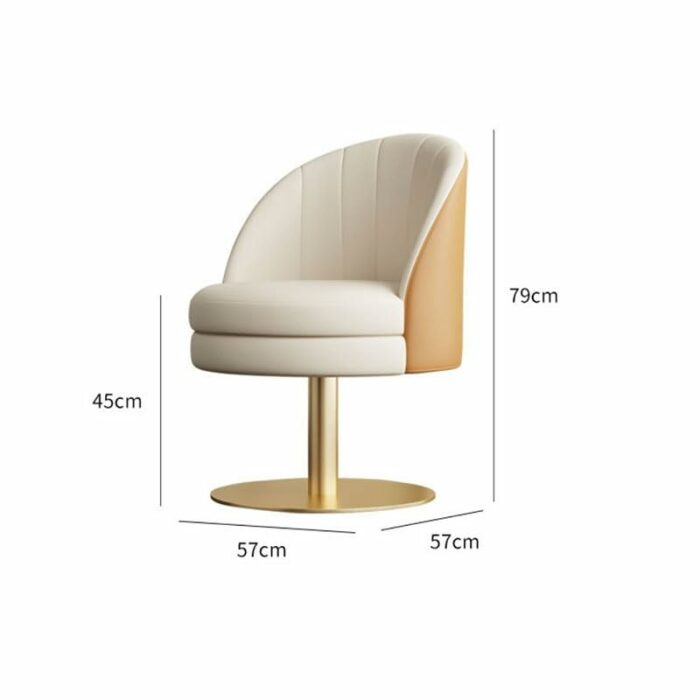 WALNUT Dinning Chair Table Back Arm Lounge Dining Chair Bedroom Kitchen Relax Interior Decoration