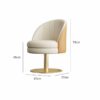 JJZXD Dinning Chair Table Back Arm Lounge Dining Chair Bedroom Kitchen Relax Interior Decoration