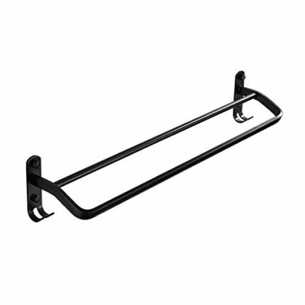 N/A Kitchen Hanging Rack Suction Pad, Reusable, Easy to Install, Easy-Cleaning, Perfect for Bathroom and Kitchen (Black)