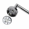 Croydex Flexi-Fix Epsom Towel Bar, Metal, Chrome, 54 x 272 x 78mm