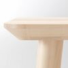 Ikea RÖNNINGE/LISABO table and 4 chairs, 140x78 cm, ash veneer/birch