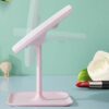 QUANJJ LED Light Makeup Lamp 10X Magnifier Battery Portable Hand Vanity Glass Mini Bathroom Cosmetic Bath Suction Cups