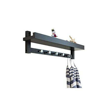 EYHLKM Floating Wall Shelf Hanging,Wall-Mounted Coat Hook Rack for Hallway, Bathroom, Living Room, Bedroom