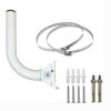 WiTi J-Pole Mounting Bracket for Wireless WiFi Bridge Installation,Weather Resistance Mast Pole Mount, Attic Roof Wall Outdoor Mounted Pipe with